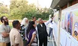 Italian Artist Unveils Spiritual Interpretation of Sri Aurobindo's 'Savitri' at AURO University