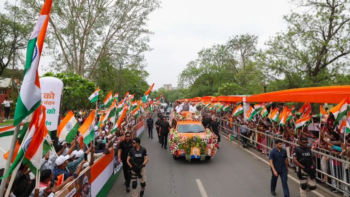Why does PM Modi do roadshows? And why do people come in such large numbers every time?