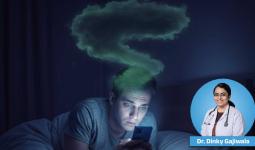 Watching Mobile at night can sabotage your immunity!`