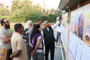 Italian Artist Unveils Spiritual Interpretation of Sri Aurobindo's 'Savitri' at AURO University